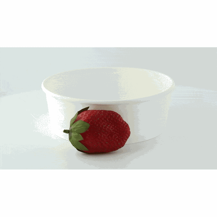 Saladier rond "Buckaty" en carton blanc - 580 ml - Ø 15 cm - H 5 cm - 360 unités