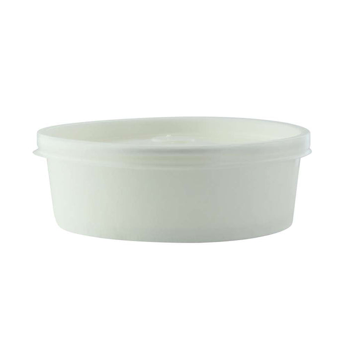 Saladier rond "Buckaty" en carton blanc - 580 ml - Ø 15 cm - H 5 cm - 360 unités