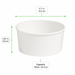 Saladier rond "Buckaty" en carton blanc - 750 ml - Ø 14,2 cm - H 6,8 cm - 50 unités