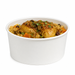 Saladier rond "Buckaty" en carton blanc - 750 ml - Ø 14,2 cm - H 6,8 cm - 50 unités