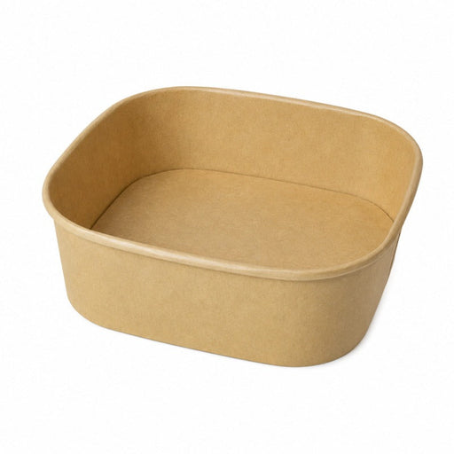 Saladier KraftCarré multi usage 17 cm x 17 cm H 6,6 cm 1200ml - 50 unités