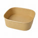 Saladier KraftCarré multi usage 17 cm x 17 cm H 6,6 cm 1200ml - 50 unités
