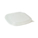 Couvercle PET pour saladier carre 13 cm x 13 cm - 50 unités