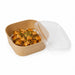 Couvercle PP pour Saladier carre 13 cm x 13 cm - 50 unités