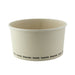 Saladier rond "Buckaty" en carton fibre de bambou - 1000 ml - Ø 15 cm - H 7,8 cm - 45 unités