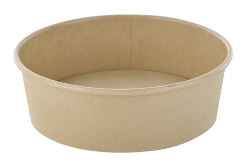 Saladier rond "Buckaty" en carton fibre de bambou - 480 ml - Ø 15 cm - H 4,7 cm - 45 unités