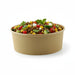 Saladier rond "Buckaty" en carton kraft sans plastique - 580 ml - Ø 15 cm - H 5 cm - 45 unités
