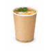 Pot à soupe carton blanc 940 ml - Ø 11,4 cm - H 14,9 cm - 25 unités