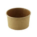 Pot carton kraft brun chaud et froid 60 ml - Ø 6,2 cm - H 3,5 cm - 50 unités