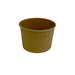 Pot carton kraft brun chaud et froid 86 ml - Ø 7,4 cm - H 3,8 cm - 50 unités