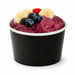 Pot carton noir chaud et froid 320 ml - Ø 9 cm - H 7 cm - 50 unités