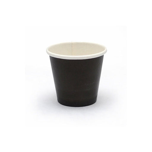 Pot carton noir chaud et froid 45 ml - Ø 4,6 cm - H 4 cm - 50 unités