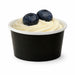 Pot carton noir chaud et froid 86 ml - Ø 7,4 cm - H 3,8 cm - 50 unités