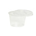 Pot rond PLA transparent 120 ml - Ø 7 cm - H 5 cm - 2000 unités