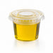 Couvercle PET transparent - Ø 6,5 cm - H 0,5 cm - 100 unités