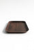 Plateau carton décor bois foncé laminé - 23,2 cm x 14,5 cm x 2,9 cm - ambiance