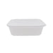 Barquette PS thermoformée blanche 10,3 cm x 7,8 cm H 3,4 cm 200ml - 1000 unités