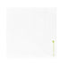 Serviette en fibre de bambou blanche 25 cm x 25 cm - 50 unités