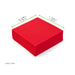 Serviette ouate rouge 2 plis - 38 cm x 38 cm - dimensions