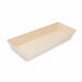 Barquette rectangulaire en bois "Samouraï" - 21,5 cm x 9 cm x 2,8 cm - 100 unités