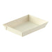 Barquette rectangulaire en bois "Samouraï" 6 x 8,5 x 1,5 cm - 20 unités