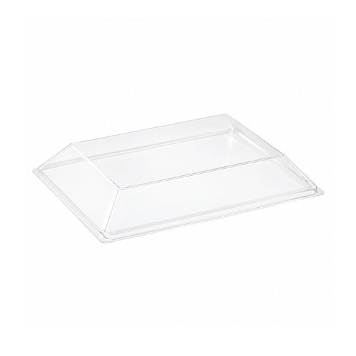 Couvercle PET transparent "Samourai" 18,2 cm x 13,1 cm x 2,4 cm - Compatible avec 210SAMBQ130 - 100 unités