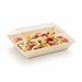 Couvercle PET transparent "Samourai" 18,2 cm x 13,1 cm x 2,4 cm - Compatible avec 210SAMBQ130 - 100 unités