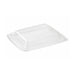 Couvercle transparent dôme 19,5 cm x 19,5 cm x 2 cm - 50 unités