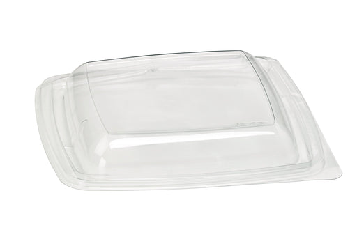Couvercle transparent dôme pour saladier "Pyram" 19,5 cm x 19,5 cm x 3 cm - 100 unités