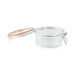 Bocal PS transparent rond 300 ml - Ø 10,6 cm - H 6,4 cm - 6 unités
