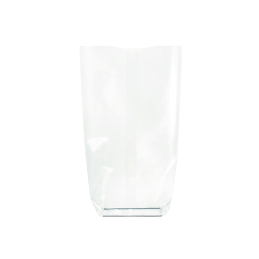 Sac transparent fond cartonné 17 x 32 cm - 100 unités