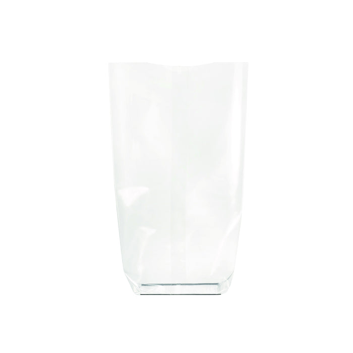 Sac transparent fond cartonné 17 x 32 cm - 100 unités