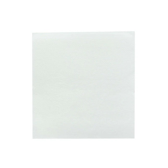 Serviette micropoint blanche 2 plis - 10 cm x 10 cm - 150 unités
