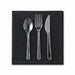 Serviette micropoint noire 2 plis - 20 cm x 20 cm - 150 unités
