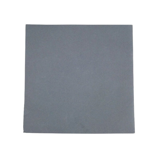 Serviette micro point anthracite 2 plis - 38 cm x 38 cm - 40 unités