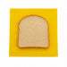 Serviette micro point jaune 2 plis   - 38 cm x 38 cm - 40 unités