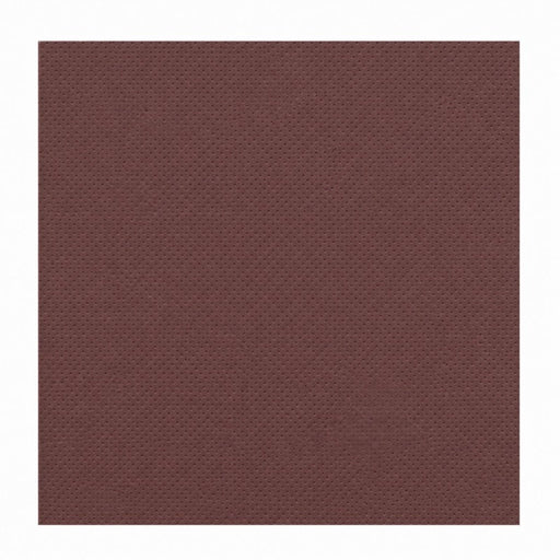 Serviette micro point marron 2 plis - 38 cm x 38 cm - 40 unités