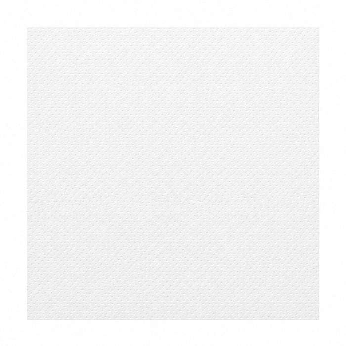 Serviette micropoint blanche 2 plis - 38 cm x 38 cm - 40 unités