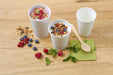 Pot carton blanc chaud et froid - 350 ml - Ø 9 cm - H 8,9 cm - 50 unités