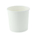 Pot carton blanc chaud et froid - 350 ml - Ø 9 cm - H 8,9 cm - 50 unités