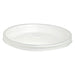 Couvercle PP transparent rentrant - Ø 15 cm - H 1 cm - 45 unités