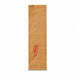Sac à pain papier kraft brun décor rouge 19 cm x 7 cm x 59 cm - 1000 unités