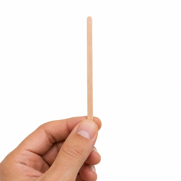 Spatule à café bois à bouts arrondis - 11 cm - 1000 unités