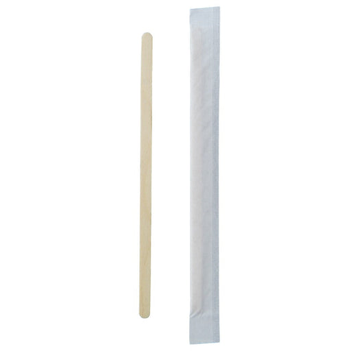 Spatule à café 14 cm en bois - 1000 unités