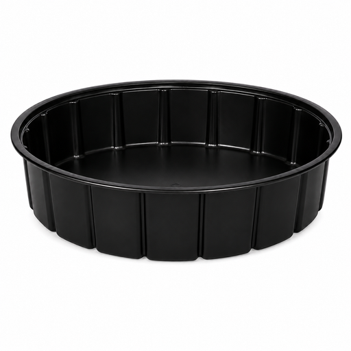 Saladier PS rond noir Ø 18 cm - H 7,5 cm 1000ml - 300 unités
