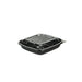 Saladier PET carré noir avec couvercle 750 ml 19 cm x 19 cm x 4,5 cm - 150 unités
