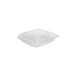 Saladier PET carré transparent 750 ml 19 cm x 19 cm x 4,5 cm - 150 unités