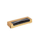 Boîte sushi avec fenêtre antibuée pour 14-16 pieces 24 cm x 7,2 cm H 3,5 cm - 50 unités