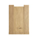 Sac papier kraft brun à fenêtre microperforée 18 cm x 4 cm H 22 cm - 1000 unités