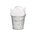 Seau en métal avec anse 200 ml - Ø 8 cm - H 7,5 cm - 24 unités